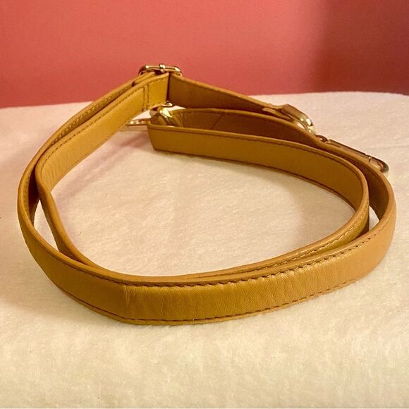 CALVIN KLEIN Nude CROSSBODY LEATHER HANDBAG STRAP - Picture 3 of 6